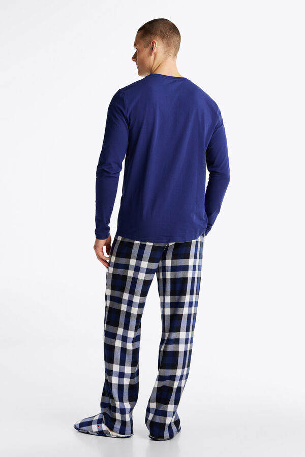 Tommy Jeans Pack de pijama de manga larga y zapatillas estampado