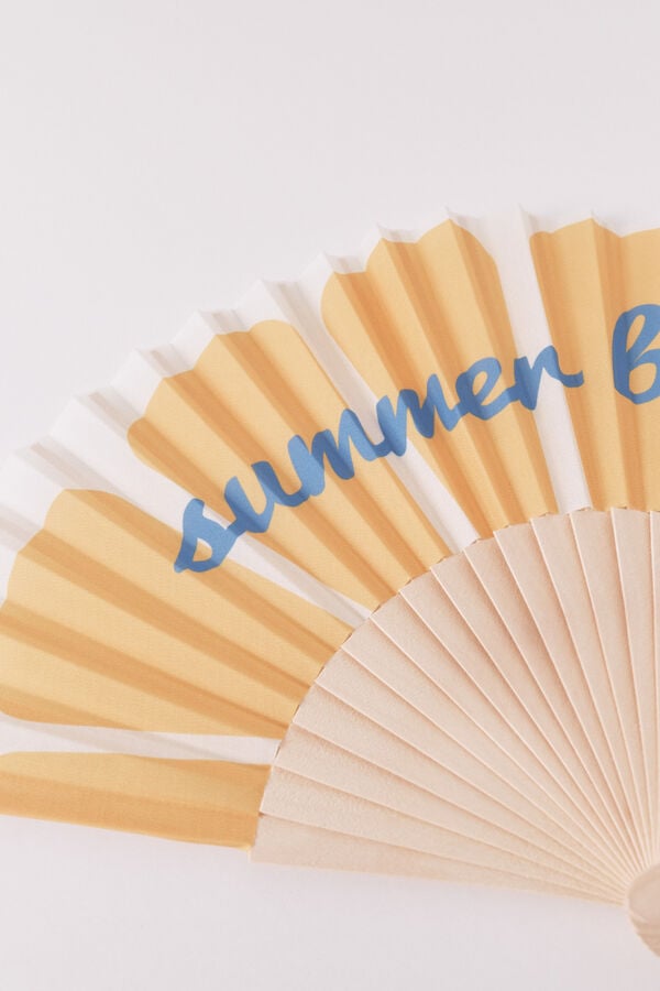 Women'secret Abanico lim&oacute;n amarillo