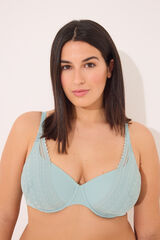 Women'secret BEAUTIFUL Soutien Cl&aacute;ssico Enchimento Azul Claro azul