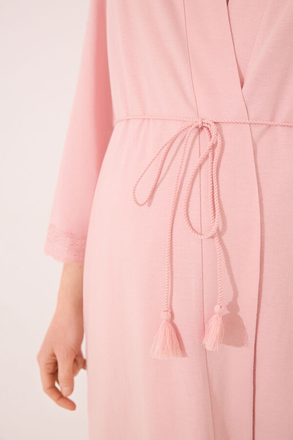 Women'secret Robe de maternity rosa de algod&atilde;o rosa