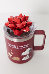 Women'secret Taza termo print Snoopy rojo