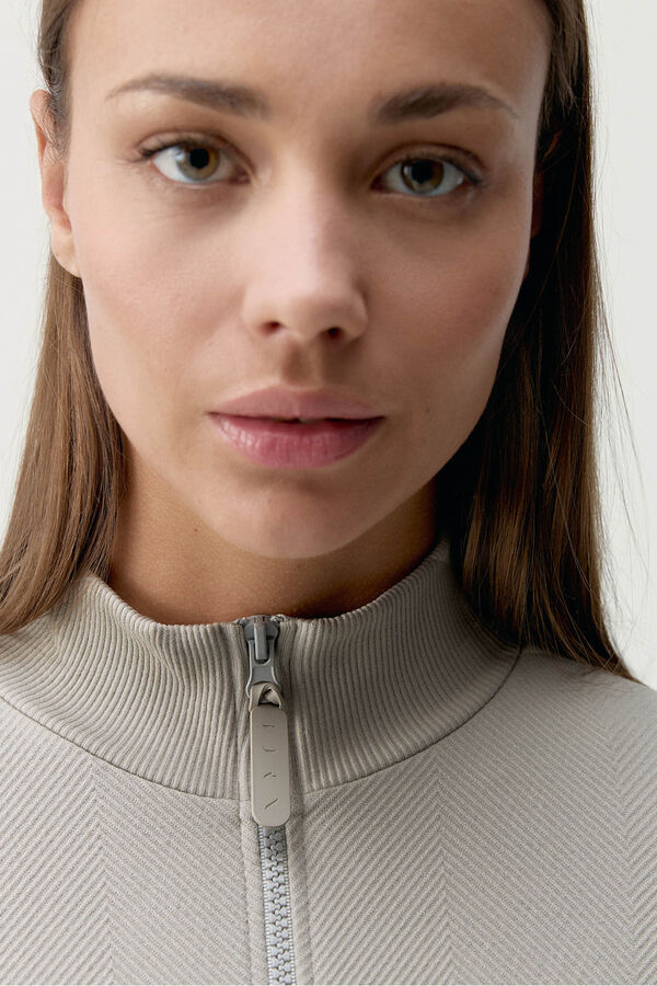 Born Living Yoga Chaqueta deportiva Gita gris kaki