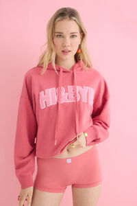 HI&BYE Cueca boxer rosa sem costura