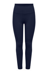 Only Play Leggings de cintura el&aacute;stica alta, color azul marino azul