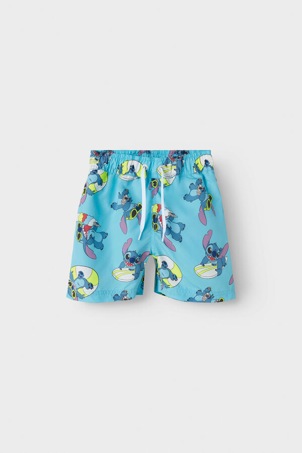 Name it Maiô menino Lilo e Stitch azul