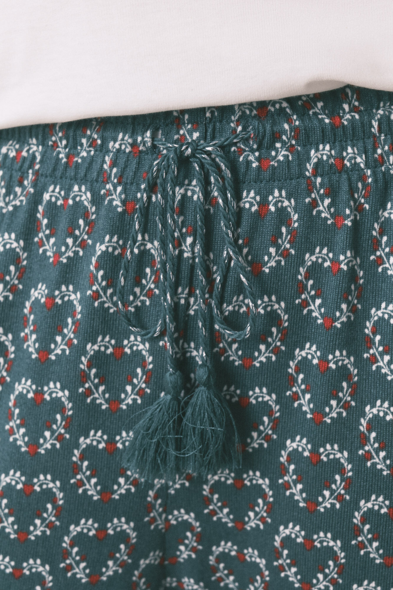 Women'secret Pantal&oacute;n largo punto ante estampado corazones