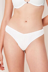 Triumph Harmony Spotlight High Leg Brazilian branco