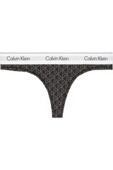 Calvin Klein Braga tanga de algod&oacute;n con logo estampado