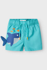 Name it Ba&ntilde;ador ni&ntilde;o con print movible turquesa