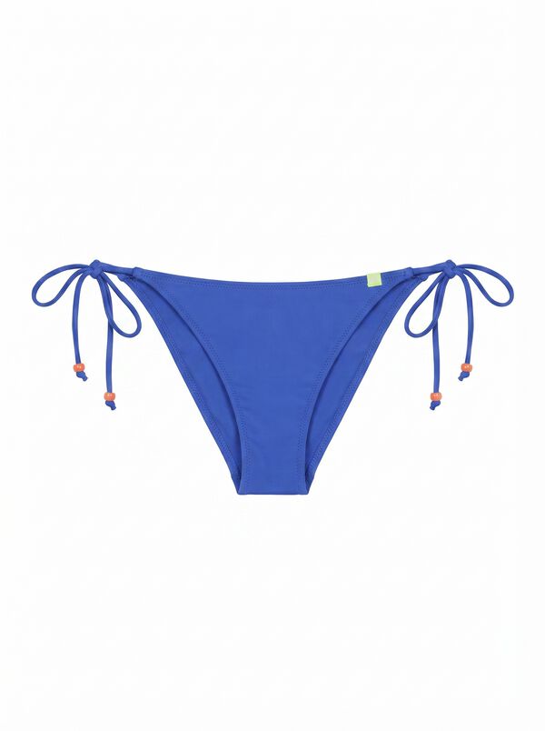 HI&BYE Braga bikini tiras azul estampado