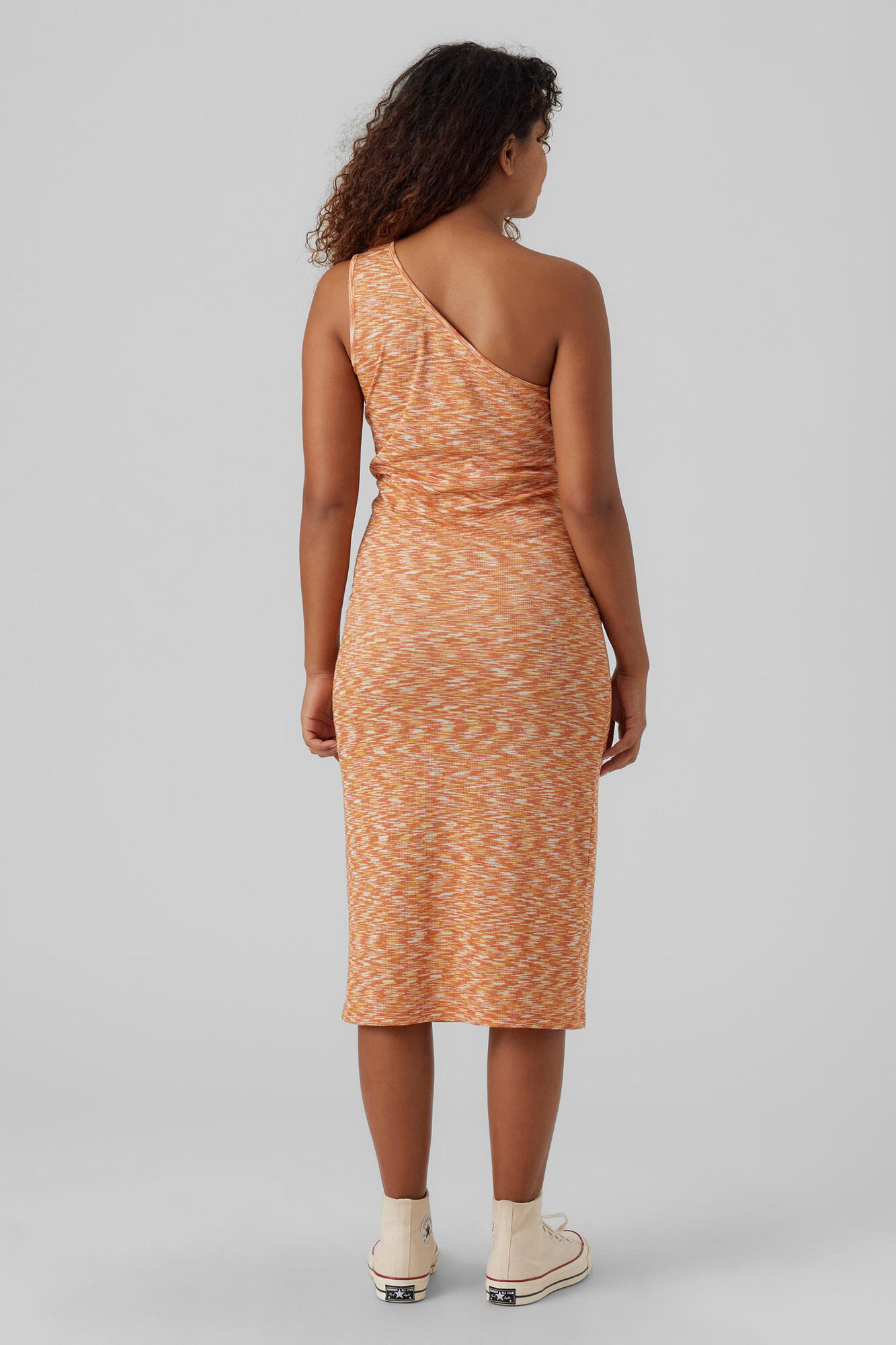 Mamalicious Vestido midi asimetrico maternity 