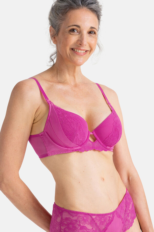 Dorina Soutien semi-acolchoado leve Akira rosa