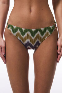 Penti Braga de bikini cl&aacute;sica estampada brillo