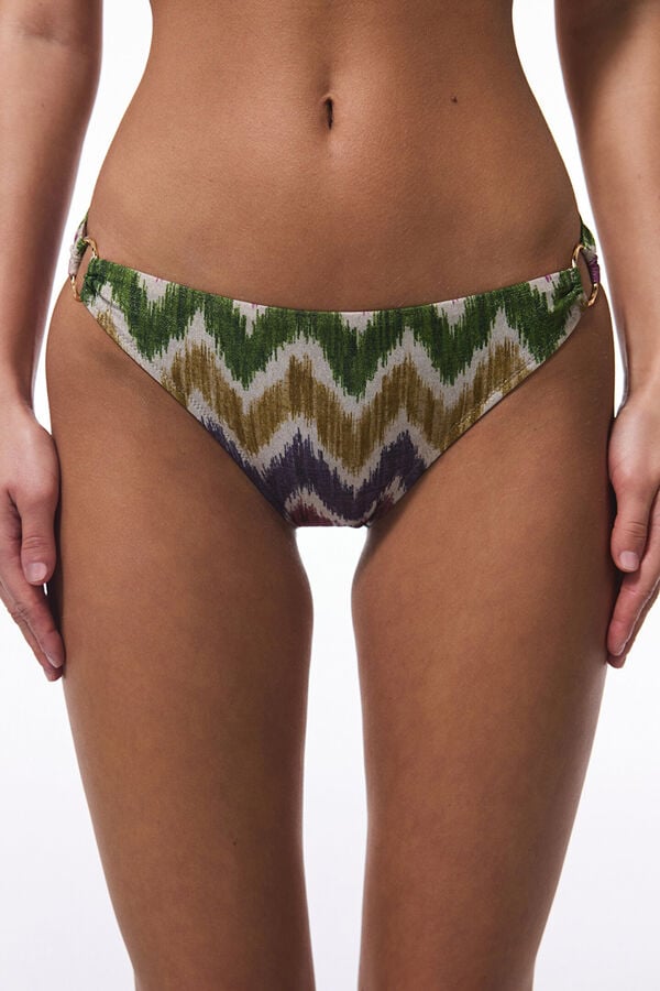 Penti Braga de bikini cl&aacute;sica estampada brillo estampado