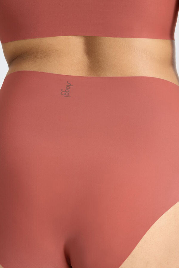 Sloggi Braga alta sin costuras naranja