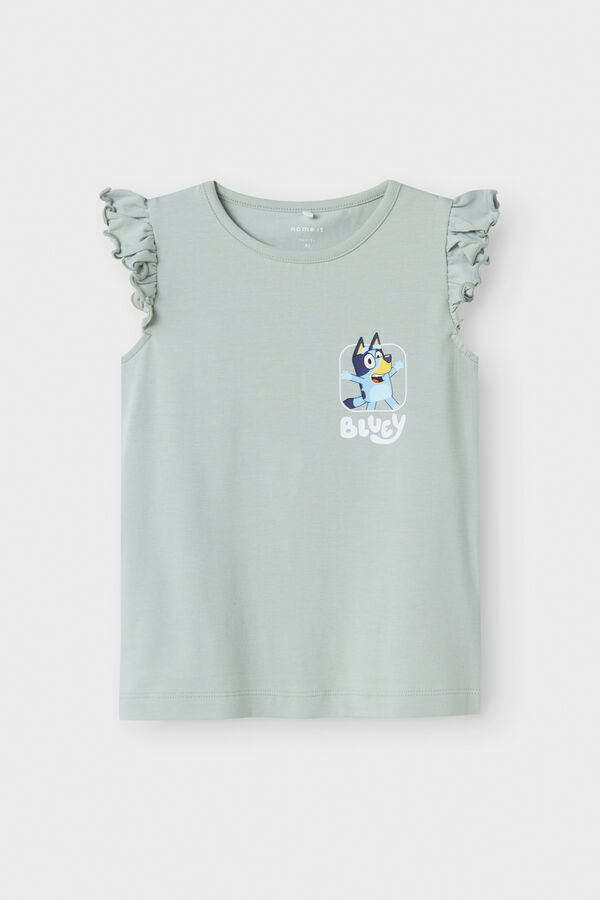 Name it Camiseta manga curta azul azul