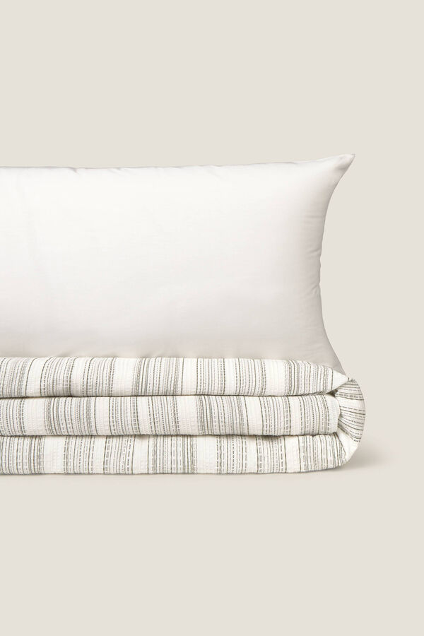 Textura Capa de edredom texturizada verde