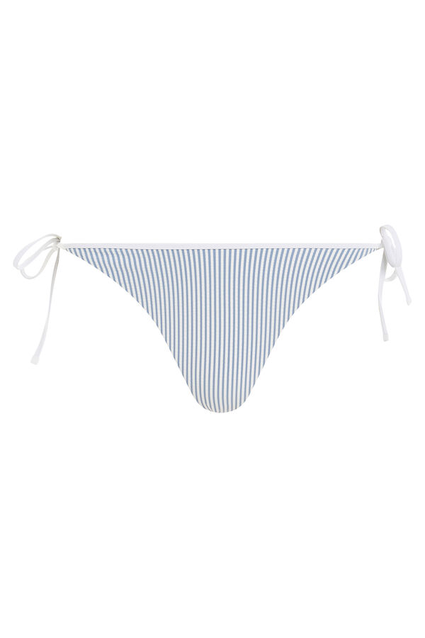 Tommy Hilfiger Braga de bikini cl&aacute;sica rayas azul
