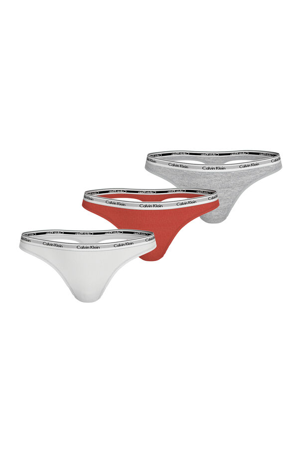Calvin Klein Pack 3 tangas blanco