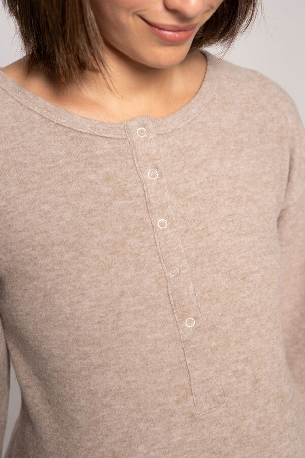 Ohma! Calças largas pré-mamã comfy azul