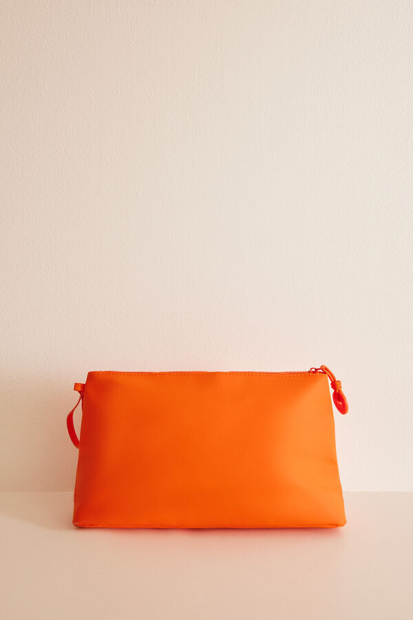Women'secret Neceser rectangular rubber naranja naranja