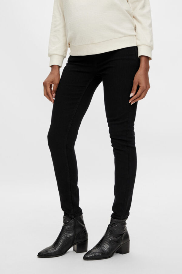 Mamalicious Jeggings maternity de algod&atilde;o preto