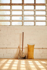 Calma House Funda de coj&iacute;n Hamza 30x60 Mostaza amarillo