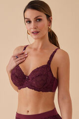 Promise Capacidade de soutien sem bojo e com aro  vermelho