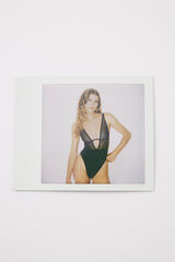 Women'secret Body halter encaje y microfibra negro negro