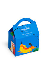 Happy Socks Pack 3 calcetines snacks azul