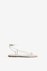 Vilanova Sandalias Planas con Tiras blanco