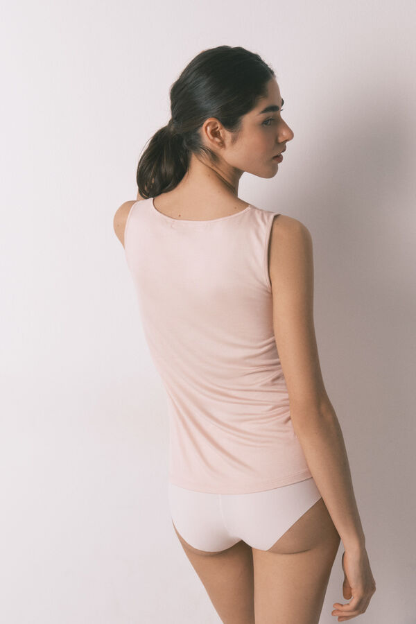 Women'secret Camiseta punto s&uacute;per suave rosa rosa