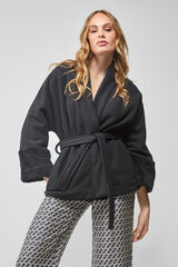 Gisela Robe polar preto
