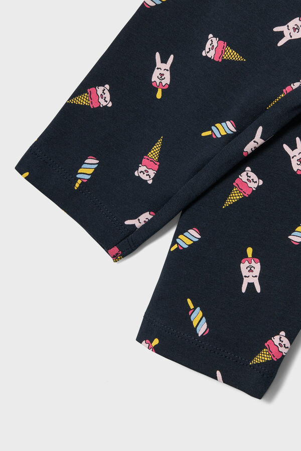 Name it Legging menina gelados azul