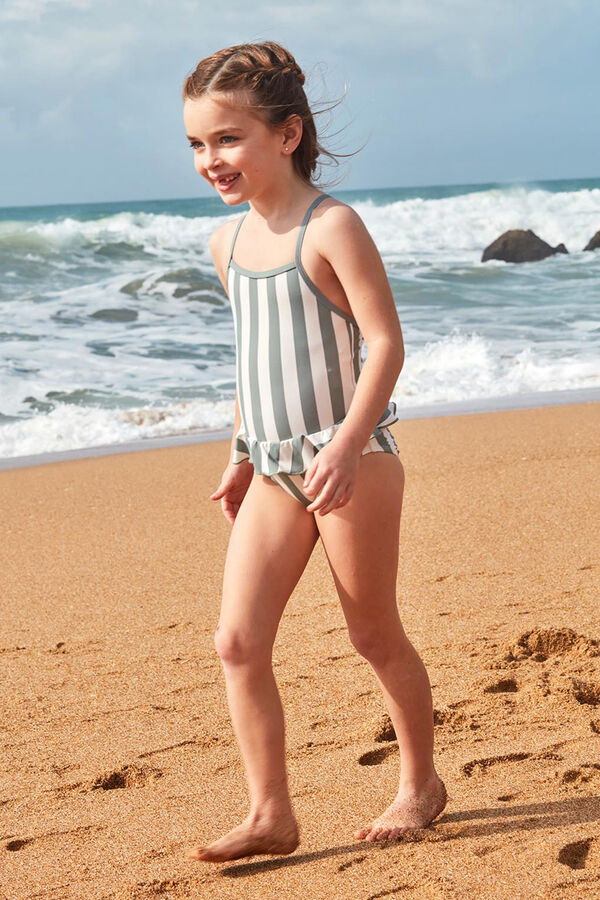 Gocco Maiô riscas cinza cinzento