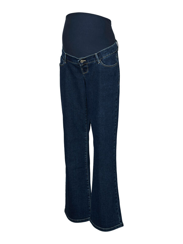 Mamalicious Vaquero ancho maternity azul
