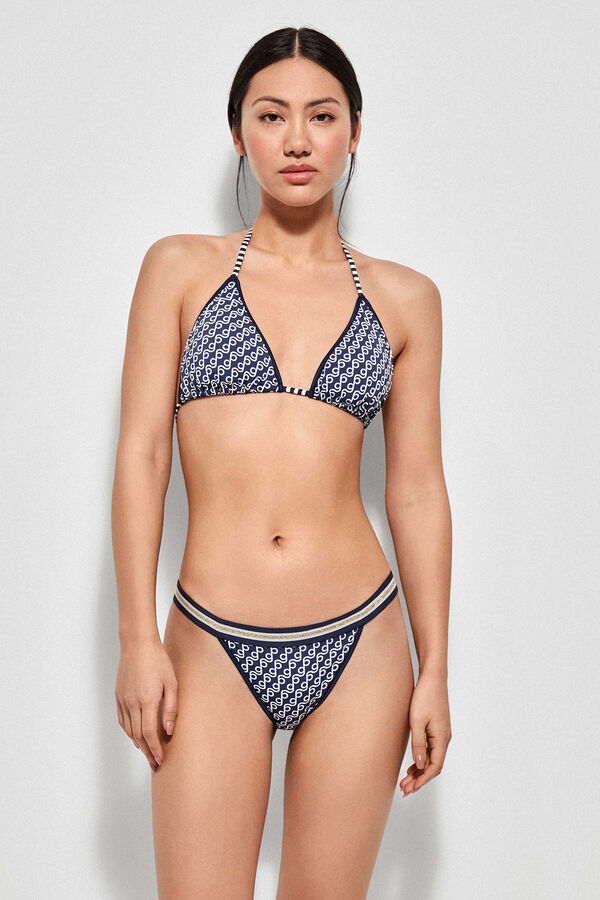 Gisela Top bikini triangular blanco