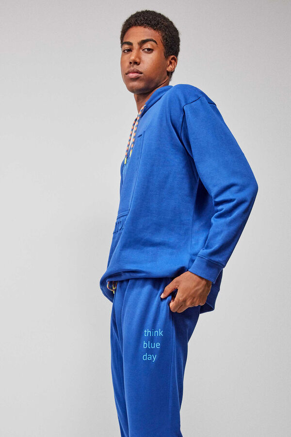 Gisela Conjunto de pijama masculino Pantone azul