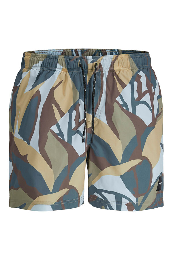 Jack & Jones Bañador estampado gris