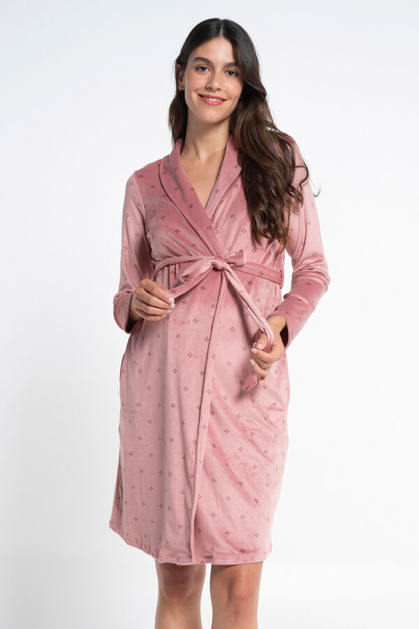 Ohma! Robe tondosa estampado rosa