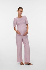 Mamalicious Cal&ccedil;a comprida maternidade rosa