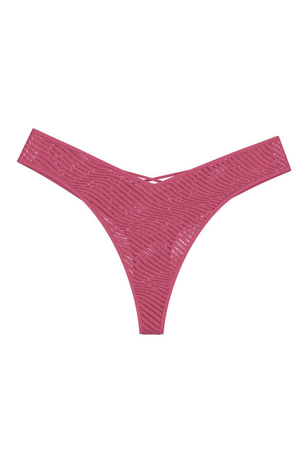 Triumph Harmony Spotlight High Leg Brazilian vermelho