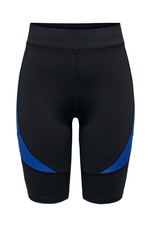 Womensecret Malha ciclista detalhe azul preto