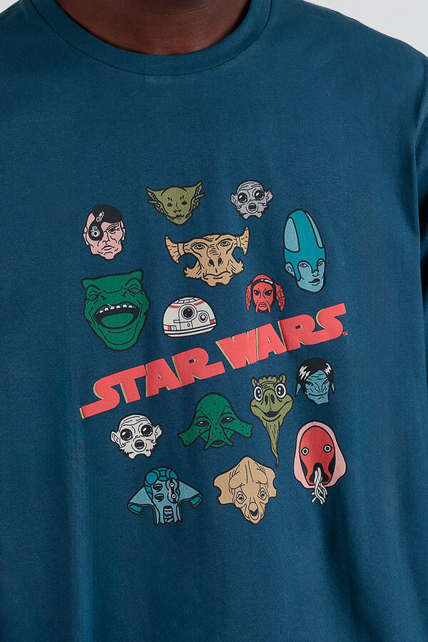 Admas Pijama hombre Alien Species Star Wars azul