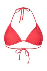 Pieces Top de biqu&iacute;ni vermelho