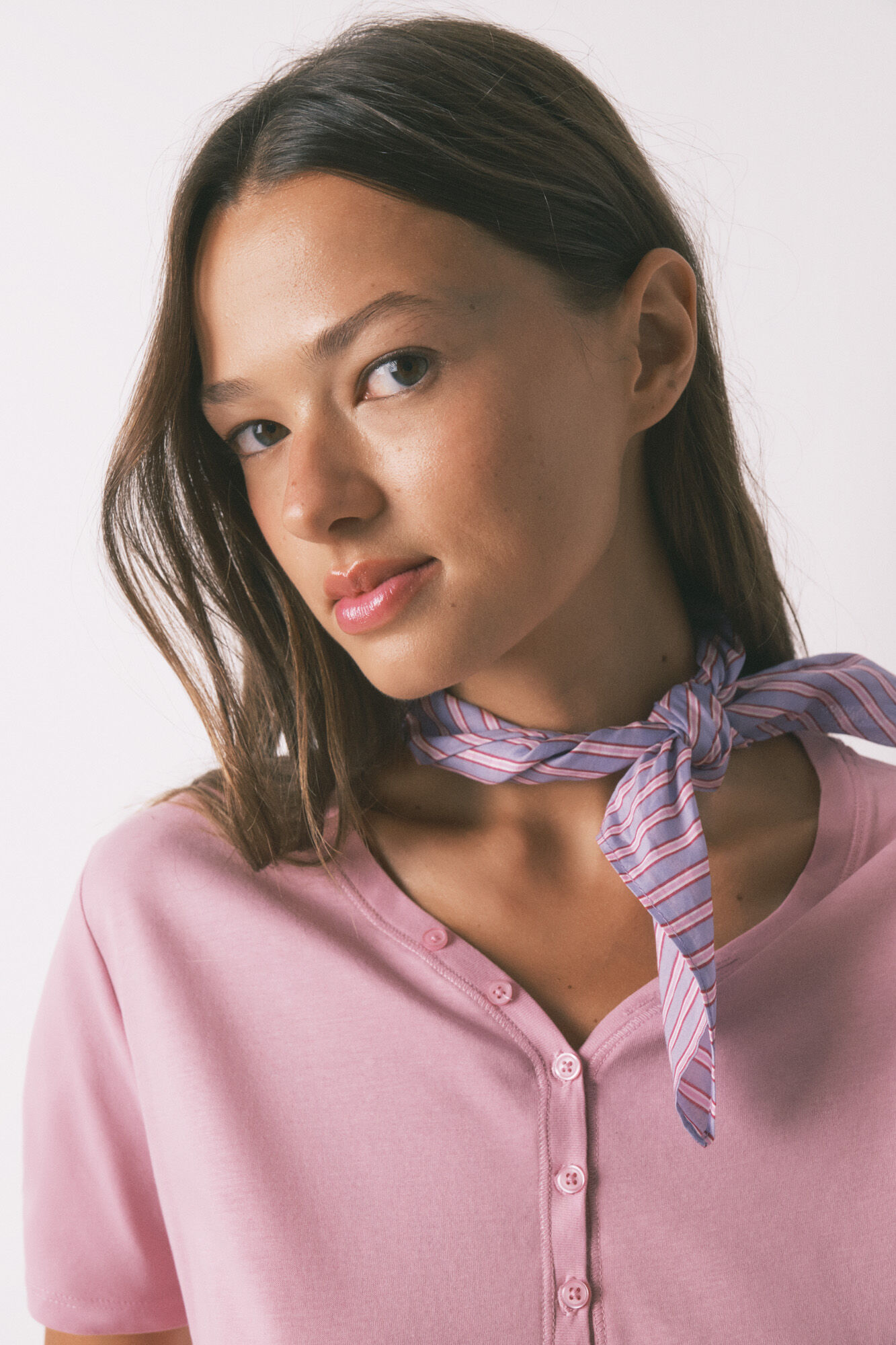 Women'secret Pa&ntilde;uelo estilo bandana print rayas