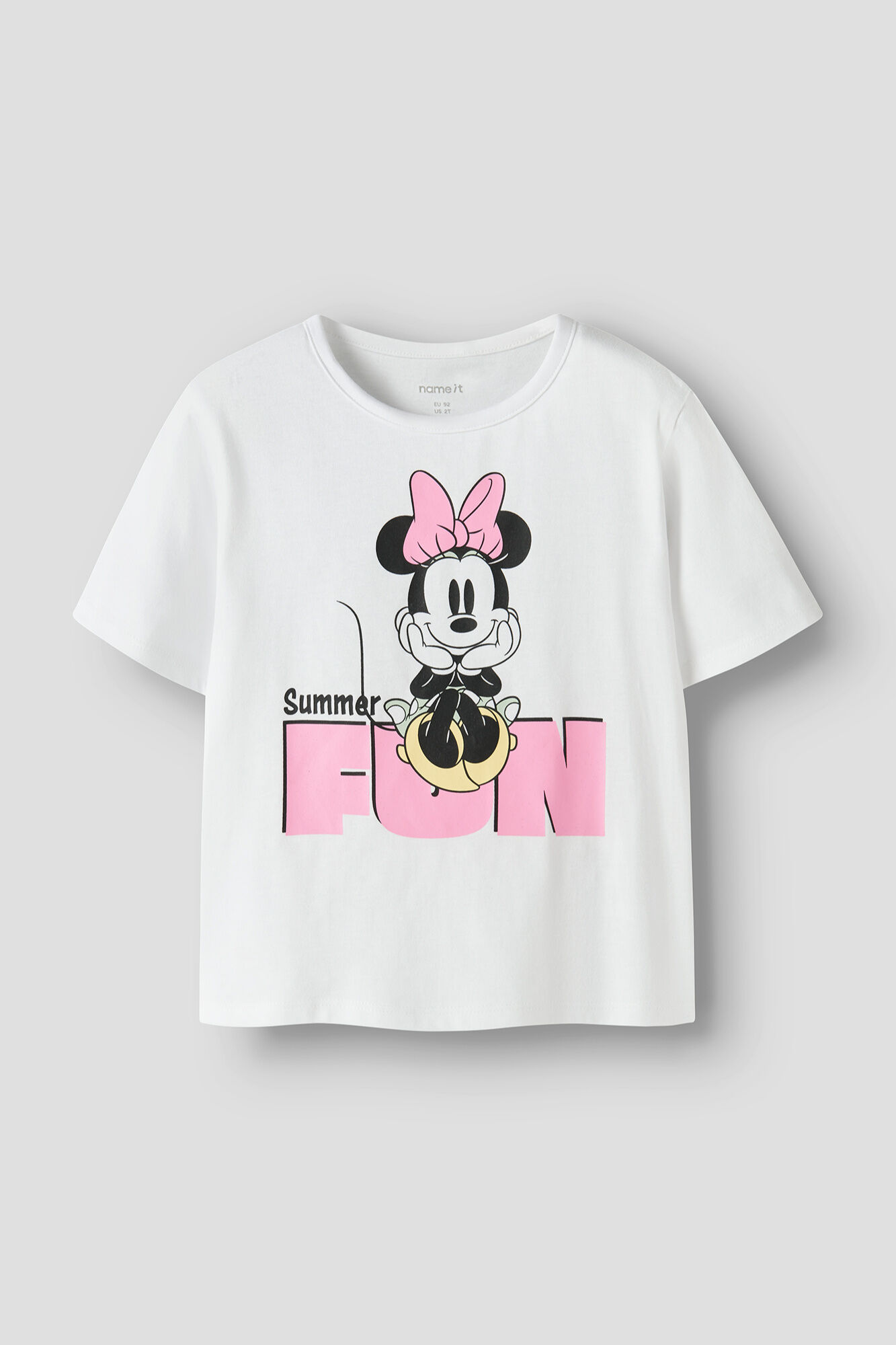 Name it T-shirt Minnie manga curta para menina