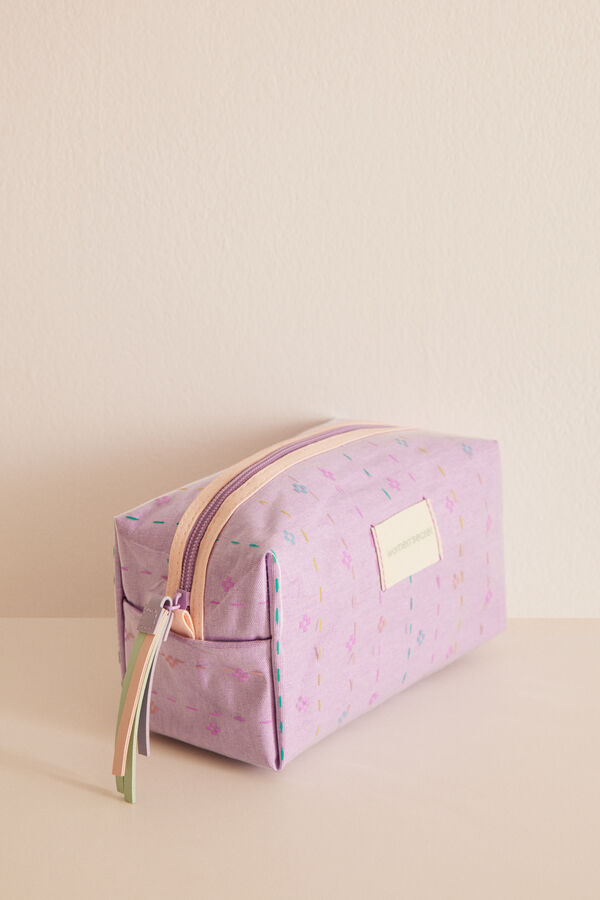 Women'secret Neceser peque&ntilde;o lila bordado  morado/lila