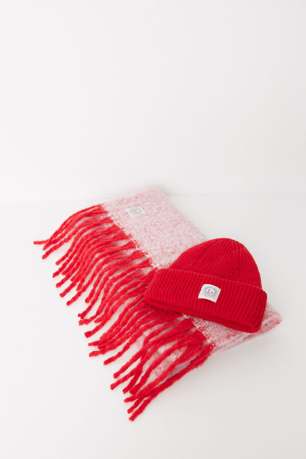 Women'secret Gorro tipo beanie rojo rojo