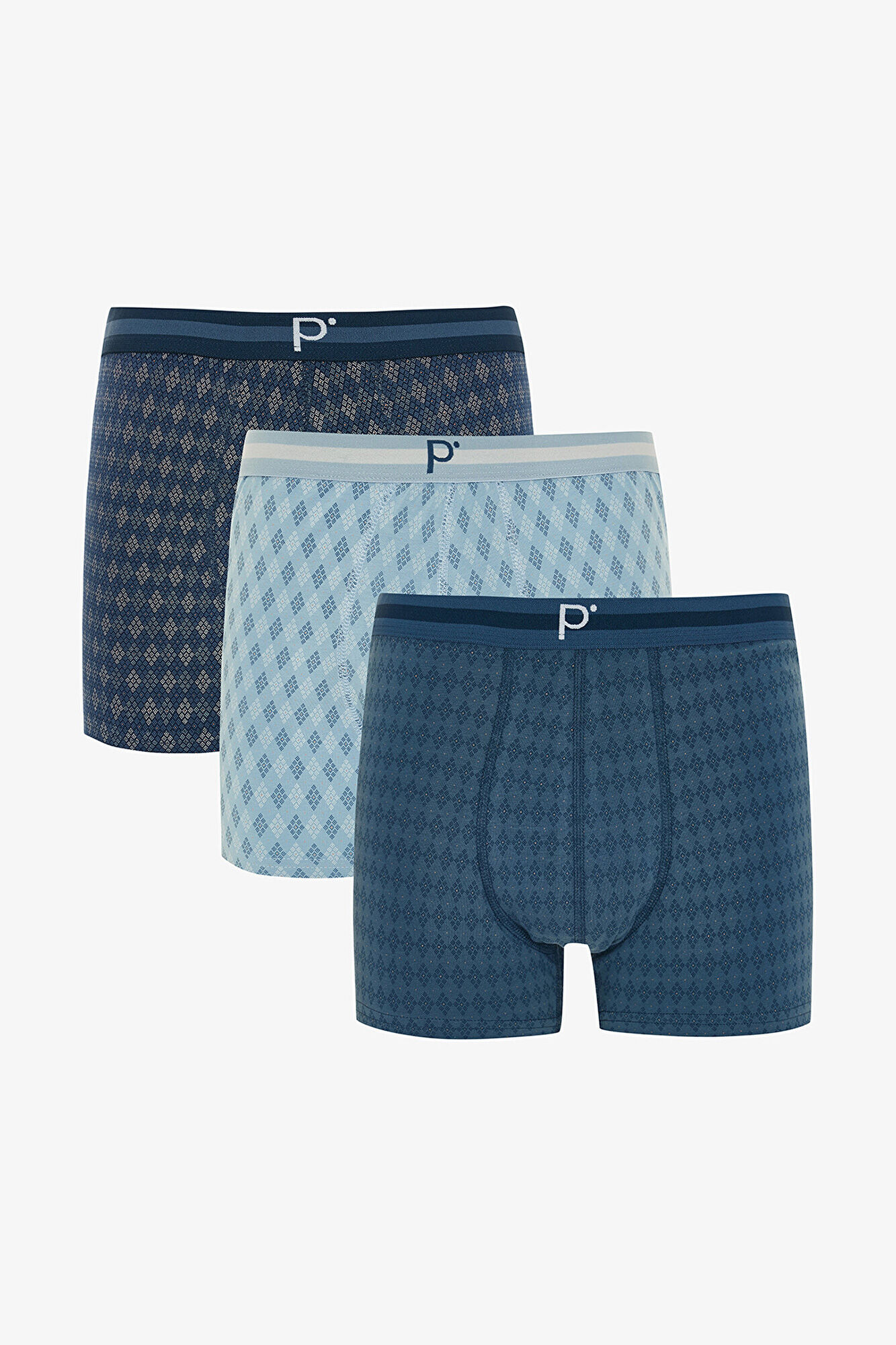 Penti Pack de 3 boxers con estampado a cuadros para hombre